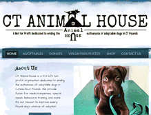 Tablet Screenshot of ctanimalhouse.org